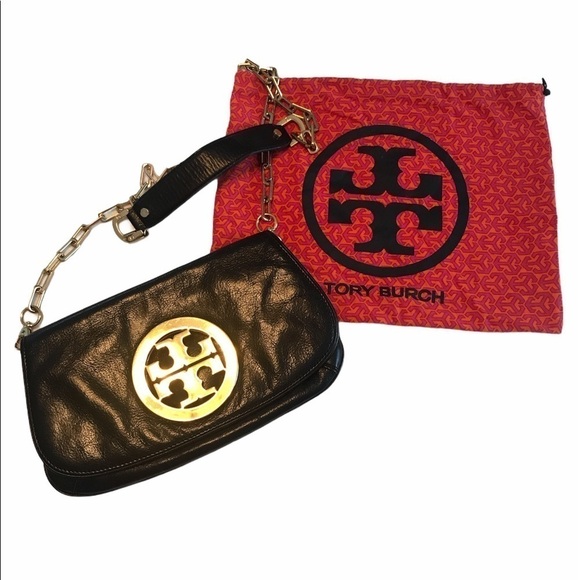 ❤️ First Owner Tory Burch Reva Black Bag - Picture 1 of 16